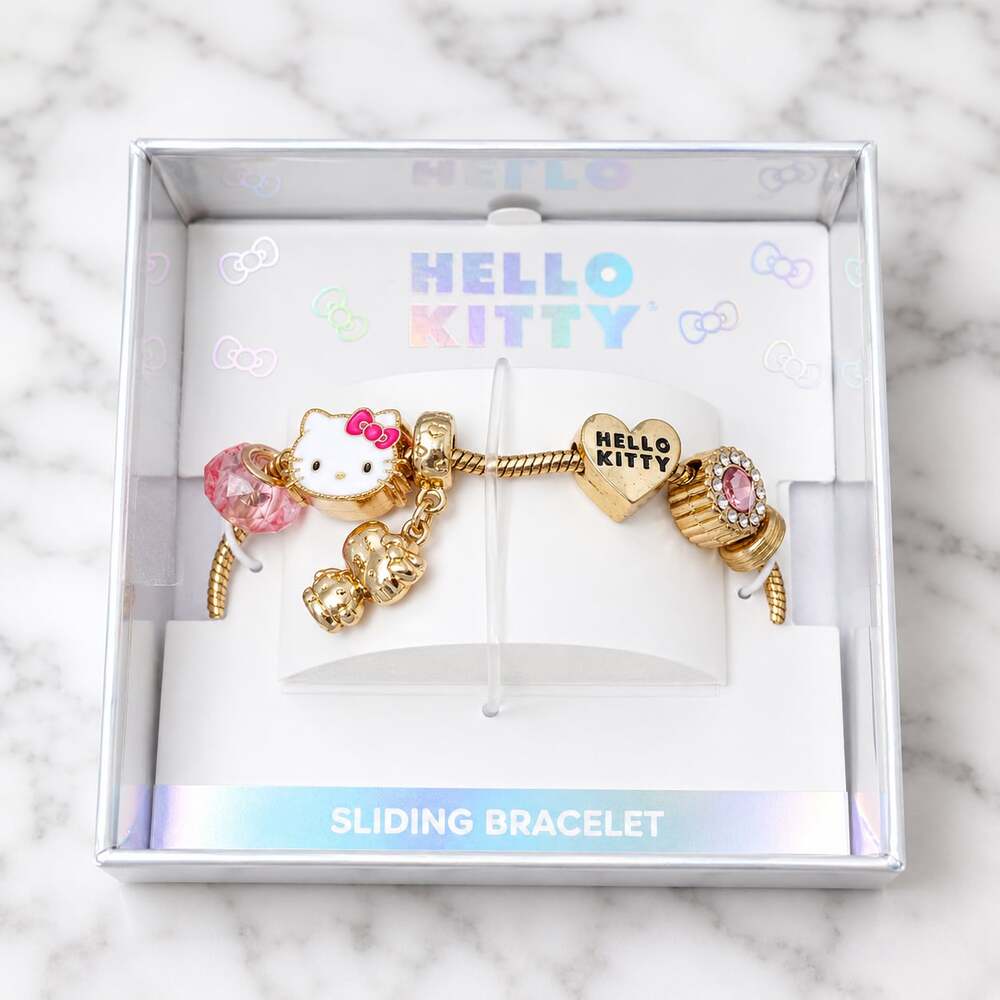 Hello Kitty Fashion 7" Sliding Charm Bracelet